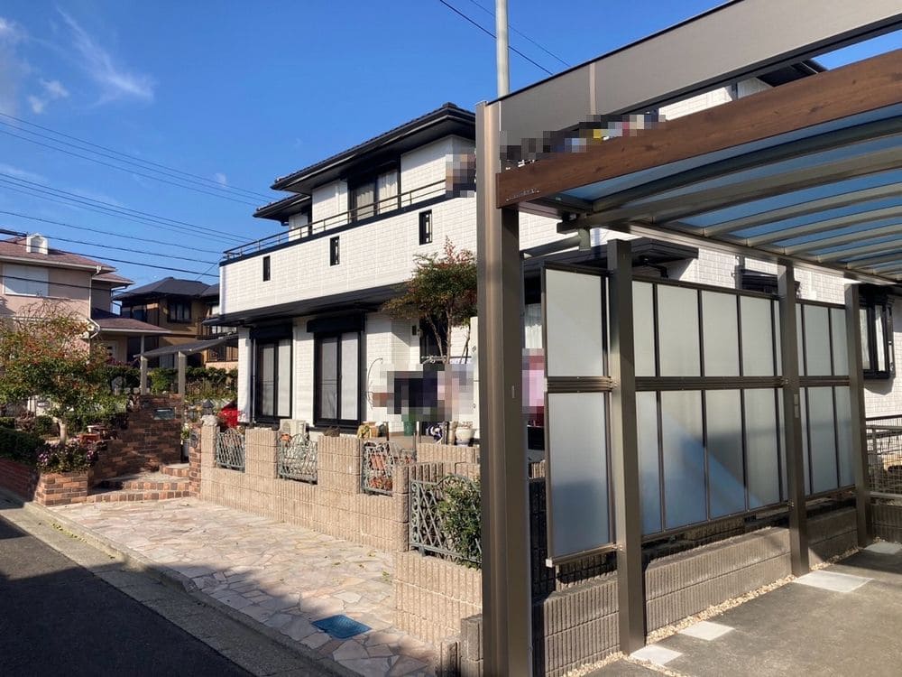 生駒市郡山M様_施工後_外壁全体 (1) 生駒市 外壁塗装 リペイント匠