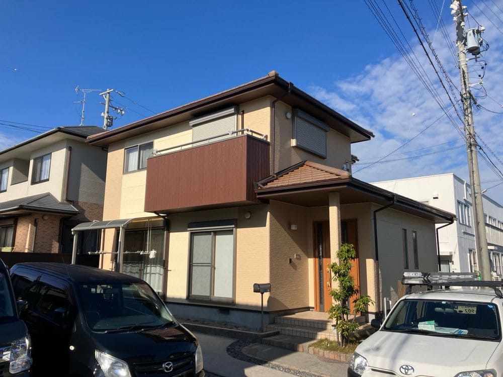 生駒市長太栄町B様_施工後_外壁全体 (2) 生駒市 外壁塗装 リペイント匠