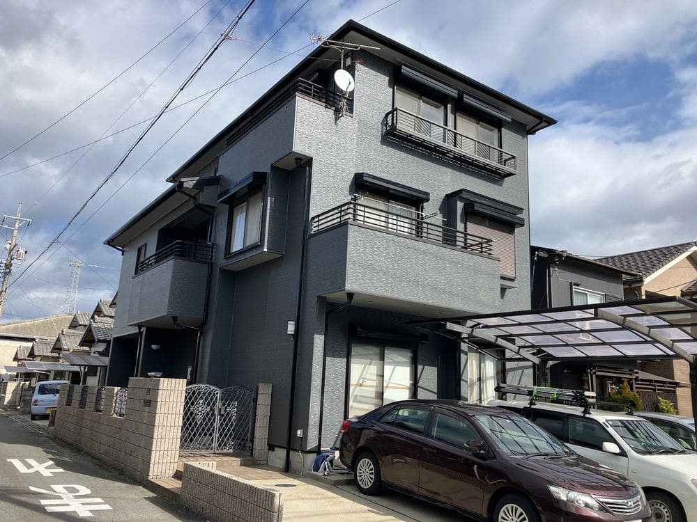 H様橿原市_施工後_外壁全体(2) 橿原市 外壁塗装 リペイント匠