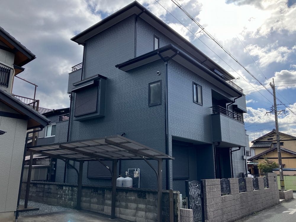 H様橿原市_施工後_外壁全体(3) 橿原市 外壁塗装 リペイント匠