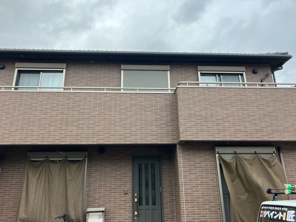 奈良市別名I様_施工前_外壁全体 (2) 奈良市 外壁塗装 リペイント匠