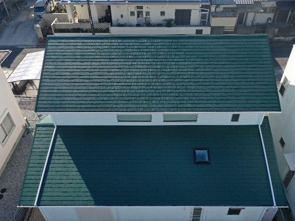 屋根施工後 奈良市 外壁塗装 リペイント匠