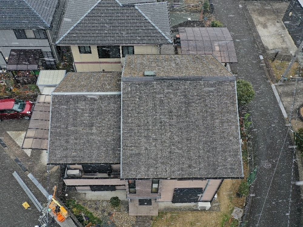 奈良市一志町H様_施工前_屋根全体 奈良市 外壁塗装 リペイント匠