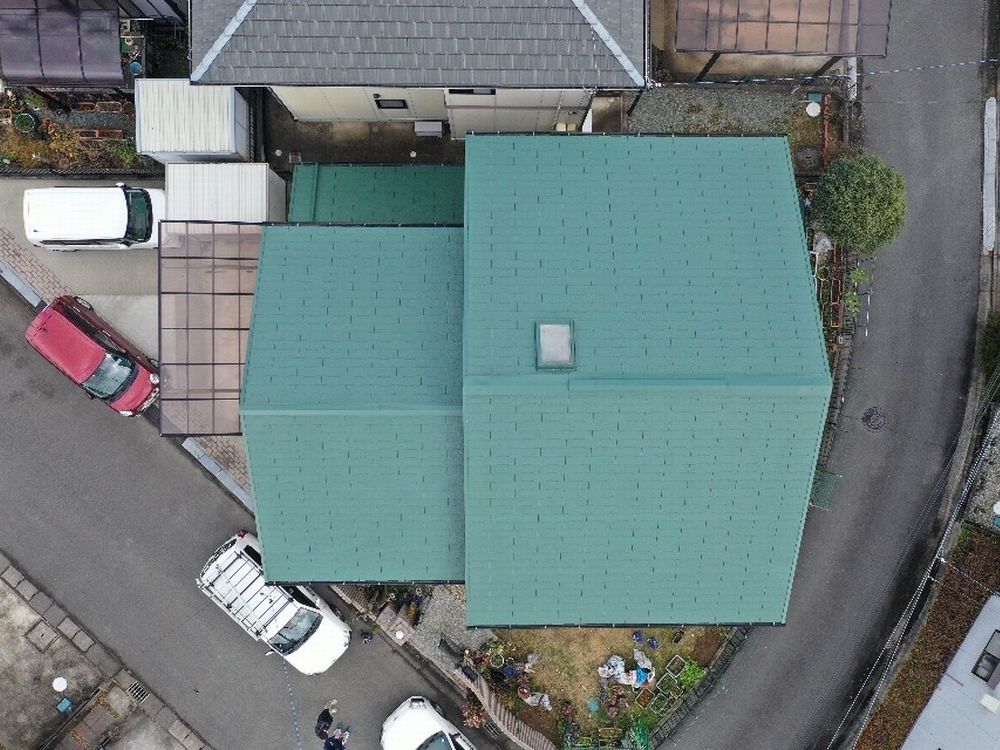 奈良市一志町H様_施工後_屋根全体 奈良市 外壁塗装 リペイント匠
