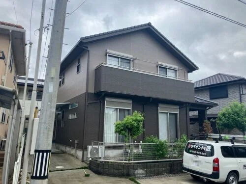 奈良市夢が丘O様_施工後_外壁全体-1-500x375 奈良市 外壁塗装 リペイント匠