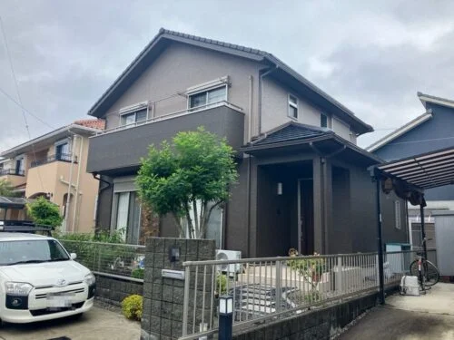 奈良市夢が丘O様_施工後_外壁全体-3-500x375 奈良市 外壁塗装 リペイント匠
