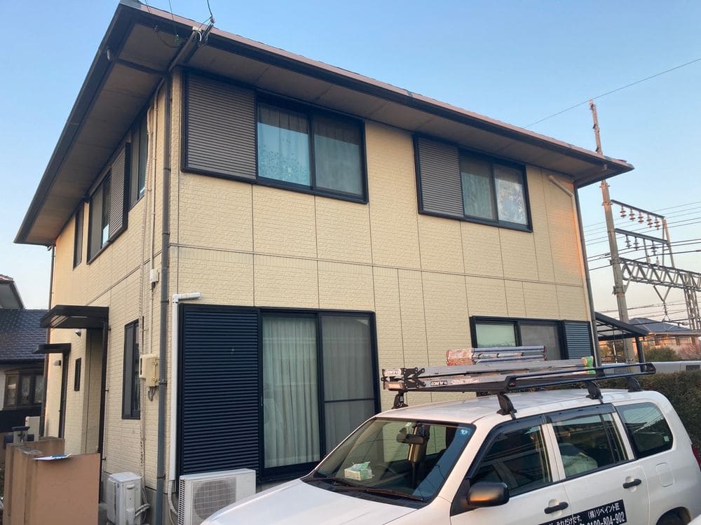奈良市牧町H様_施工前_外壁全体 奈良市 外壁塗装 リペイント匠