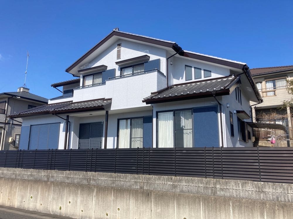 奈良市高茶屋小森町H様_施工写真_外壁全体 (1) 奈良市 外壁塗装 リペイント匠