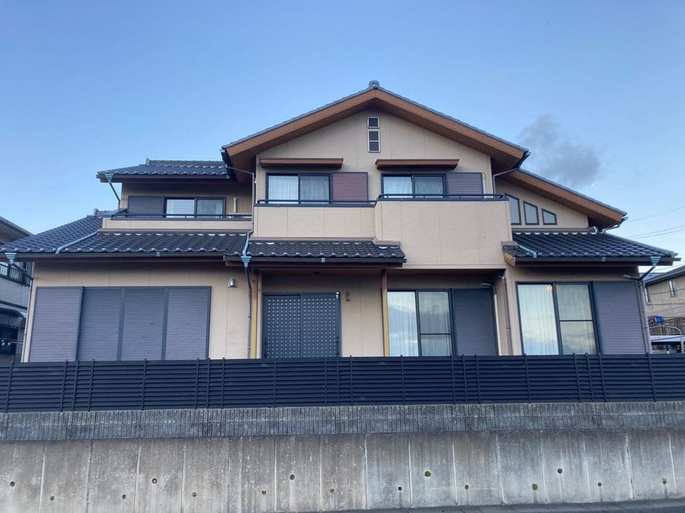 奈良市高茶屋小森町H様_施工前_外壁全体 (2) 奈良市 外壁塗装 リペイント匠
