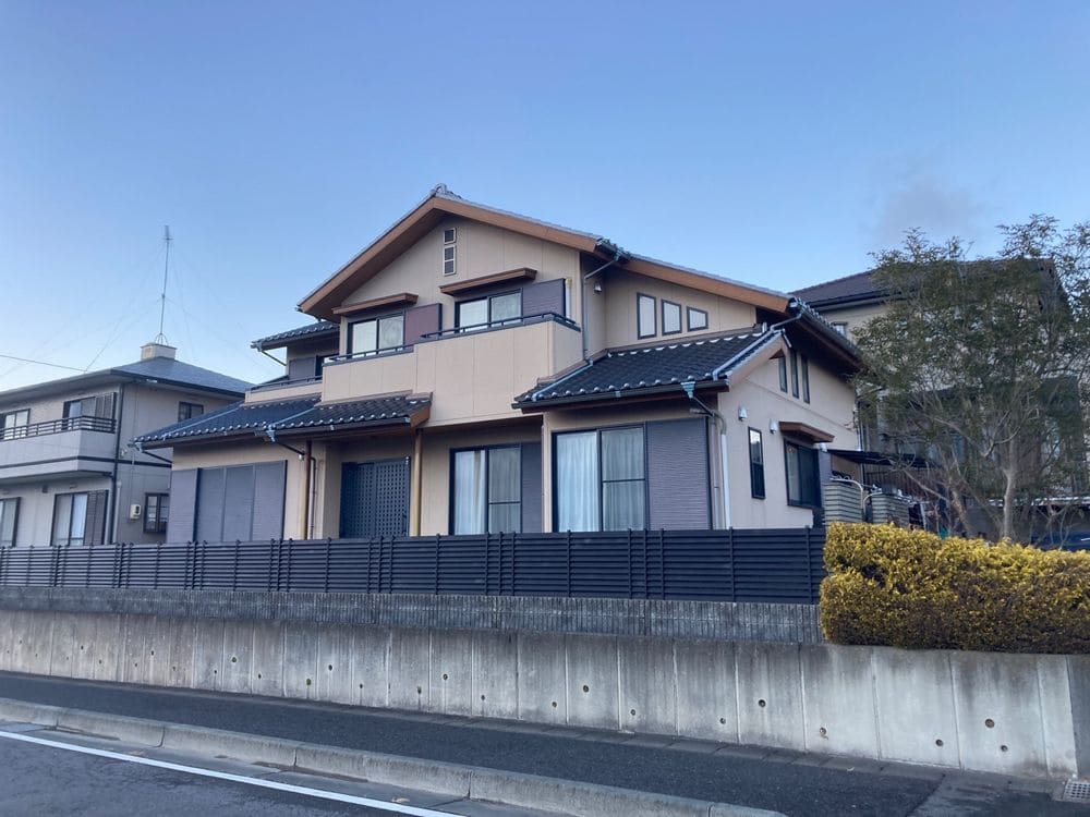 奈良市高茶屋小森町H様_施工前_外壁全体 奈良市 外壁塗装 リペイント匠