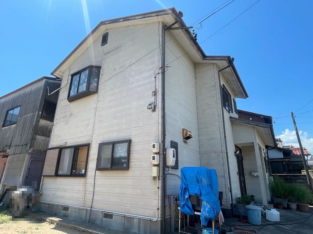 生駒市寺家T様_施工前_外壁全体 (2) 生駒市 外壁塗装 リペイント匠
