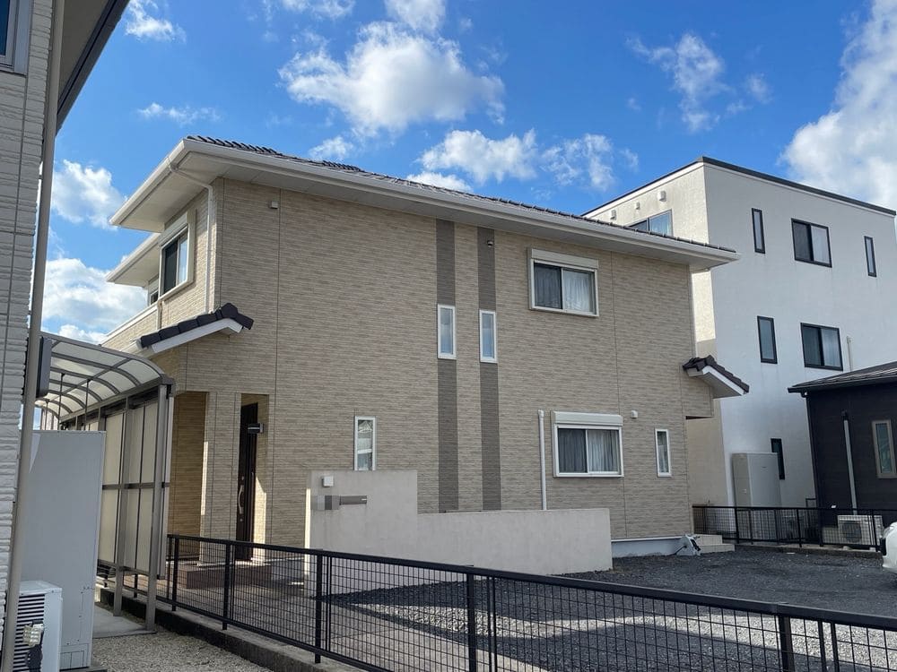 生駒市江島町M様_施工前_外壁全体 (2) 生駒市 外壁塗装 リペイント匠