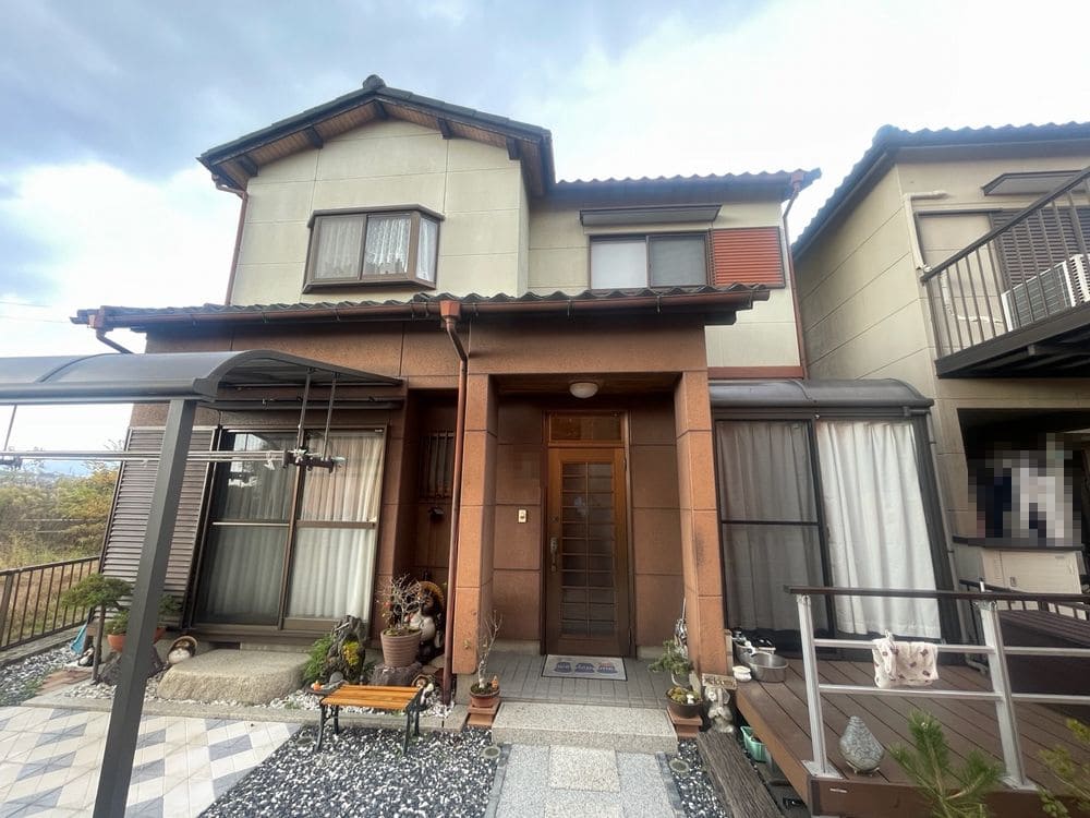 奈良市西阿倉川M様_施工前_外壁全体 (2) 奈良市 外壁塗装 リペイント匠