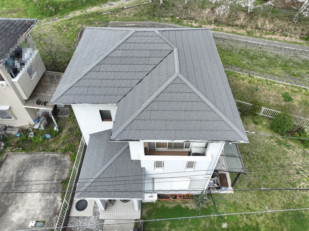 橿原市阿保S様_施工後_屋根全体 橿原市 屋根工事 リペイント