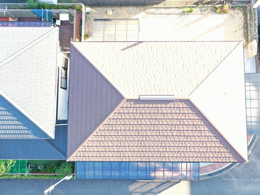 屋根カバー工法 施工後1 奈良市 屋根工事 リペイント匠
