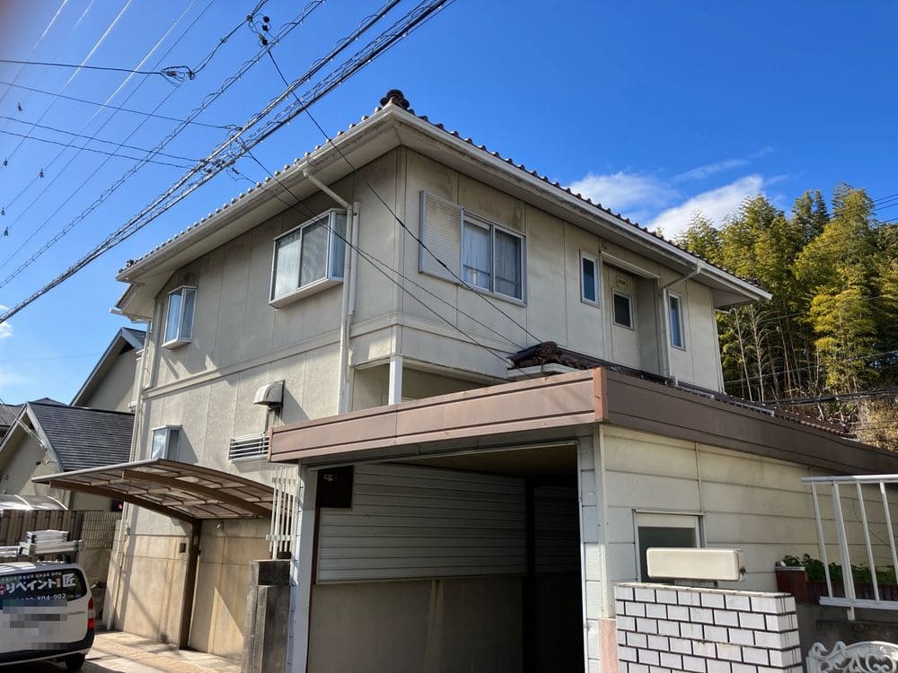 施工前_外壁全体 奈良市 外壁塗装 リペイント匠