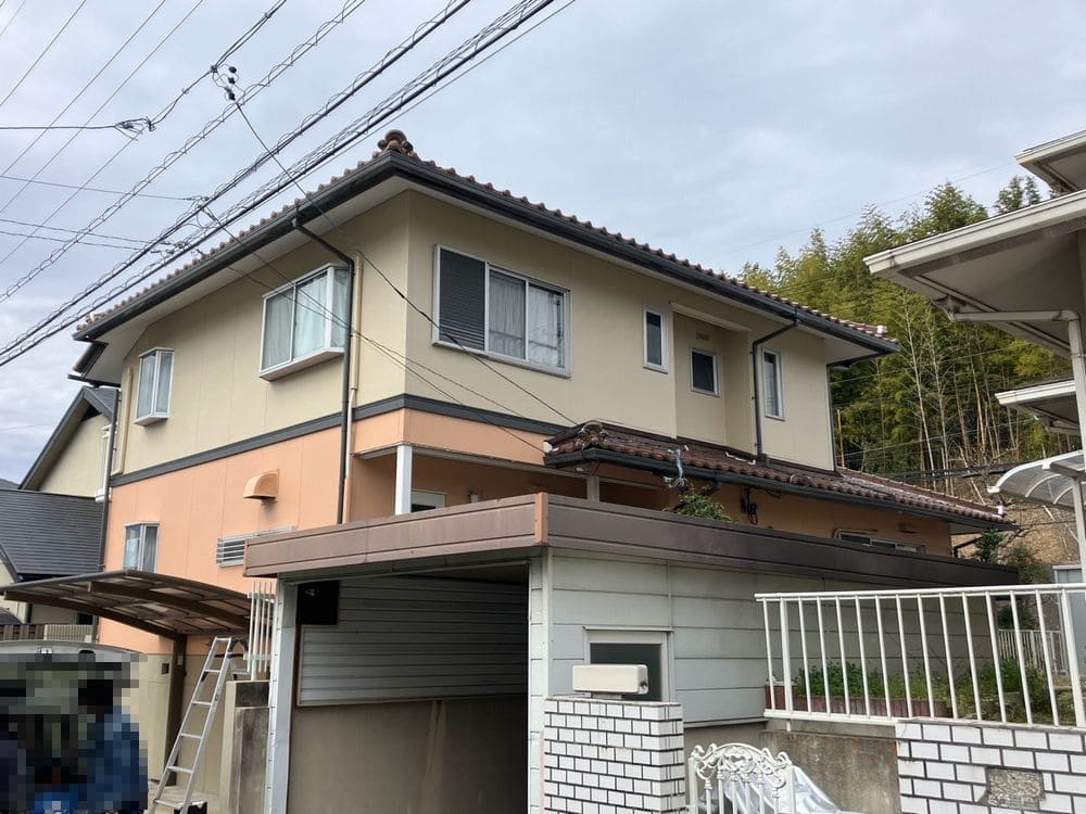 施工後_外壁全体 (3) 奈良市 外壁塗装 リペイント匠