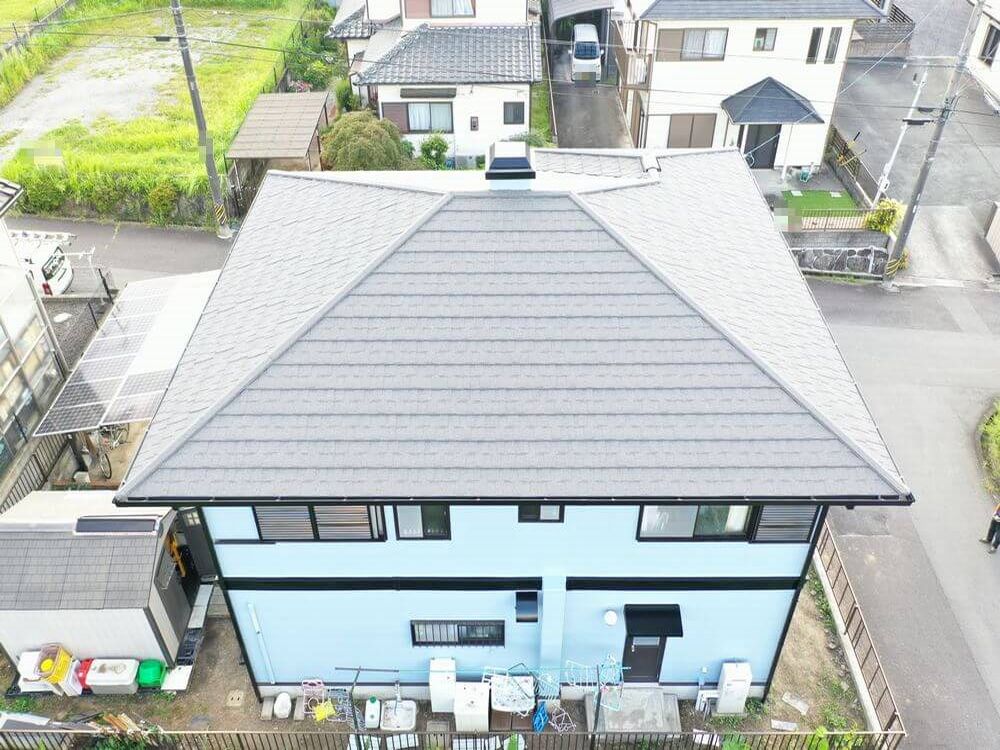 施工後屋根-7-4-1 橿原市 屋根工事 リペイント匠