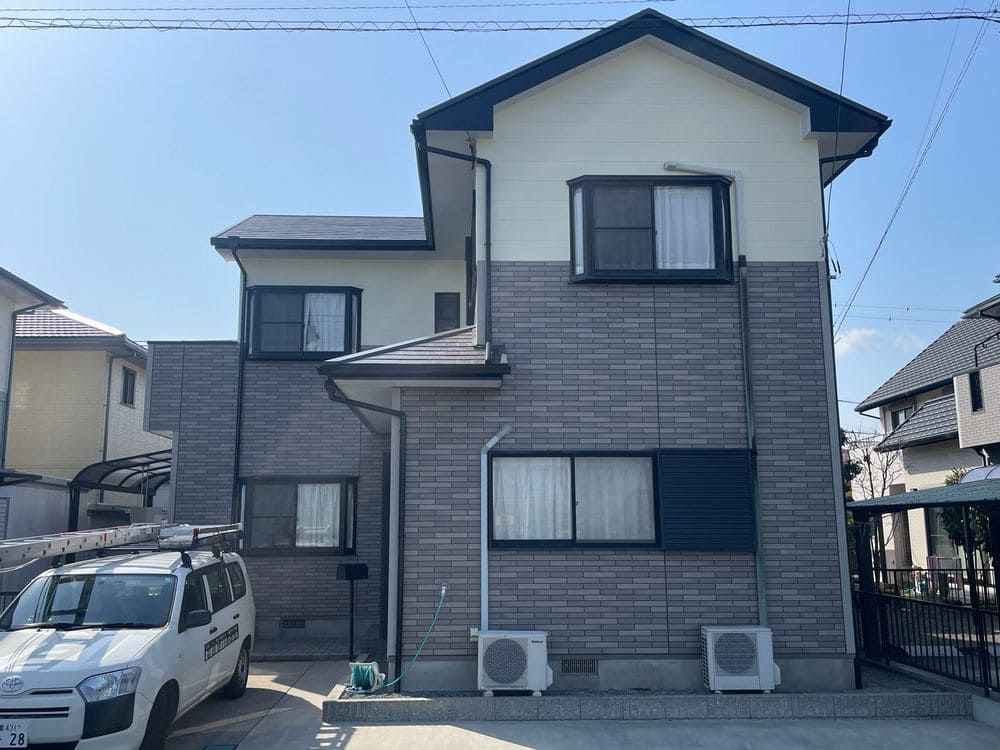 生駒市大池K様(1)_施工後_外壁全体 生駒市 外壁塗装 リペイント匠