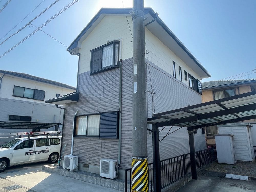 生駒市大池K様(2)_施工後_外壁全体 生駒市 外壁塗装 リペイント匠