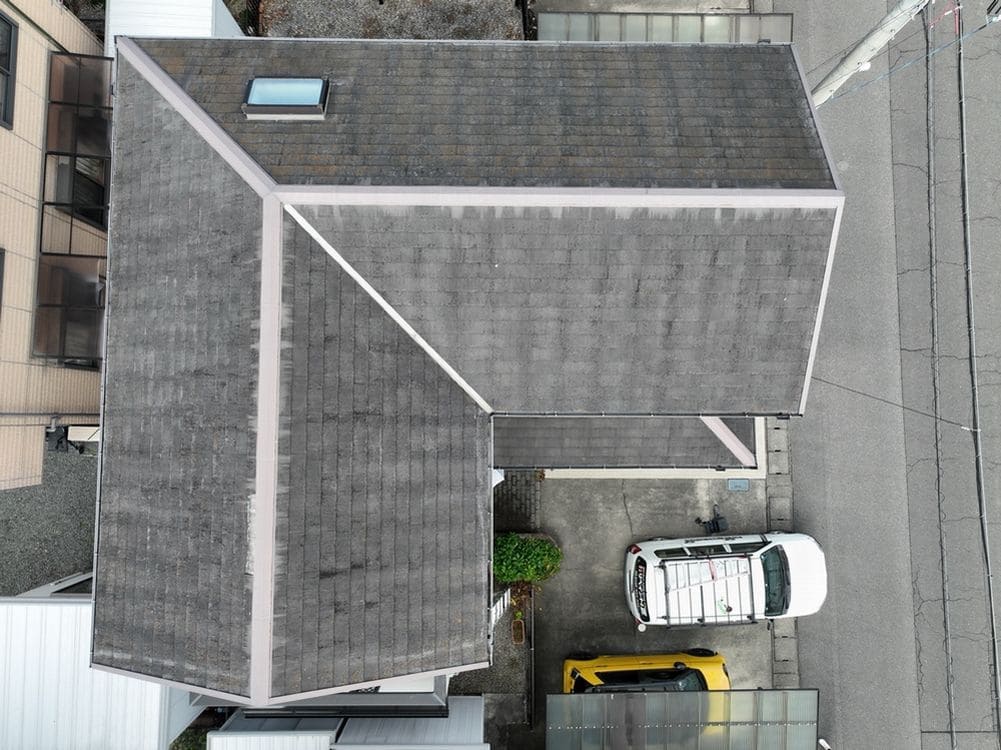 生駒市大池K様_施工前_屋根全体 生駒市 外壁塗装 リペイント匠