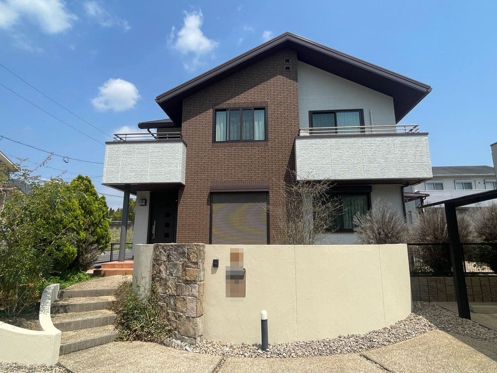 F様亀山_施工後_外壁全体 (2) 生駒市 外壁塗装 リペイント匠
