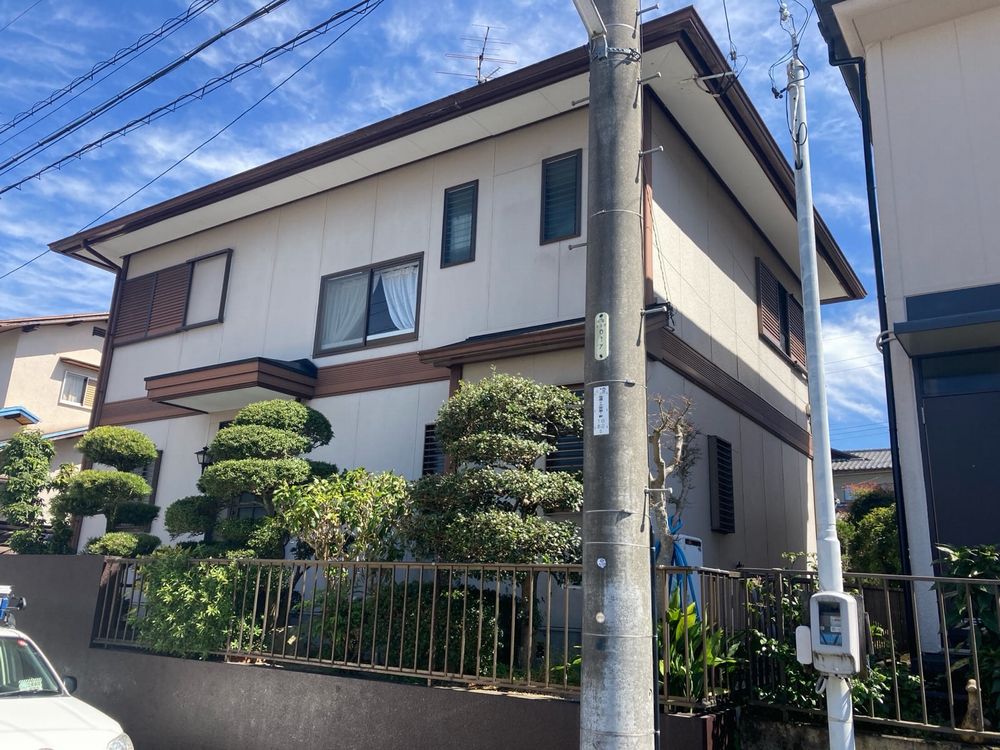 橿原市F様_施工前_外壁全体 (2) 橿原市 外壁塗装 リペイント匠