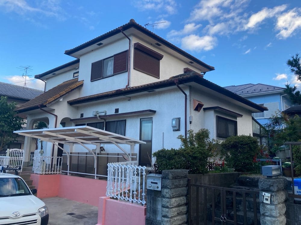 橿原市さつき台K様_施工前_外壁全体3 橿原市 外壁塗装 リペイント匠