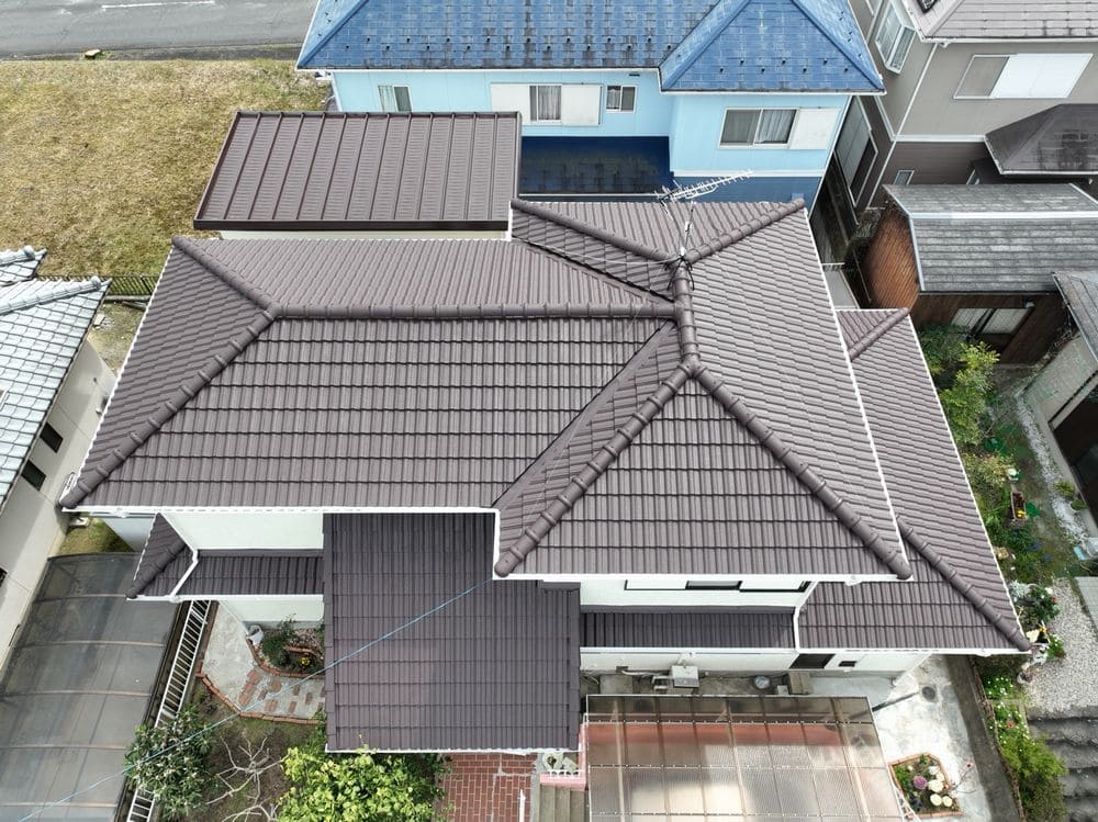 橿原市さつき台K様_施工後_屋根全体 橿原市 外壁塗装 リペイント匠
