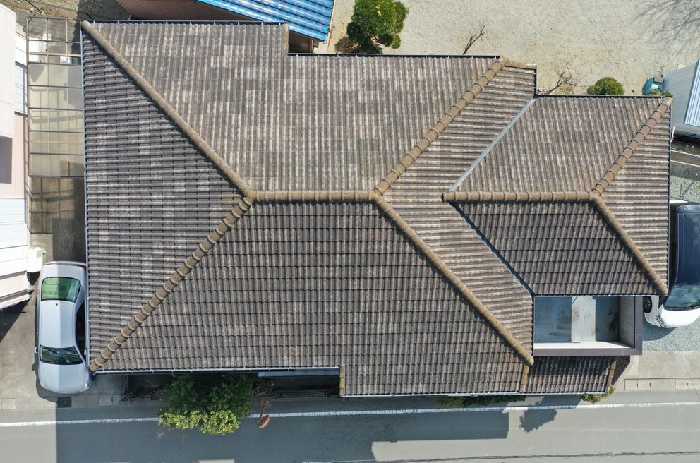 多気郡Y様_施工前_屋根全体 橿原市 外壁塗装 リペイント匠伊勢伊勢