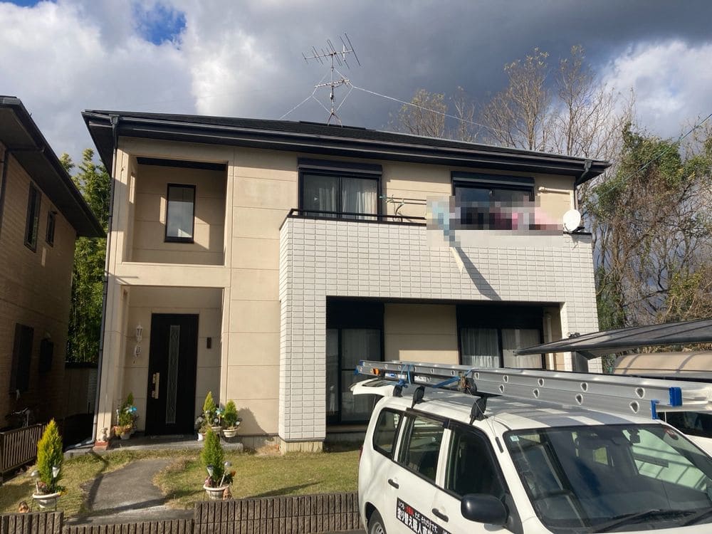 橿原市Y様_施工前_外壁全体 伊賀橿原市 外壁塗装 リペイント匠