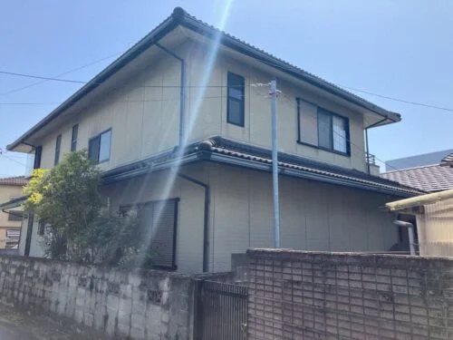 施工前_外壁全体-13-500x375 生駒市 外壁塗装 リペイント匠