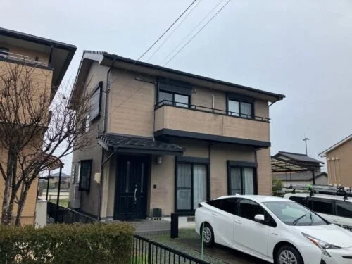 施工前_外壁全体-2-4-500x375 生駒市 外壁塗装 リペイント匠