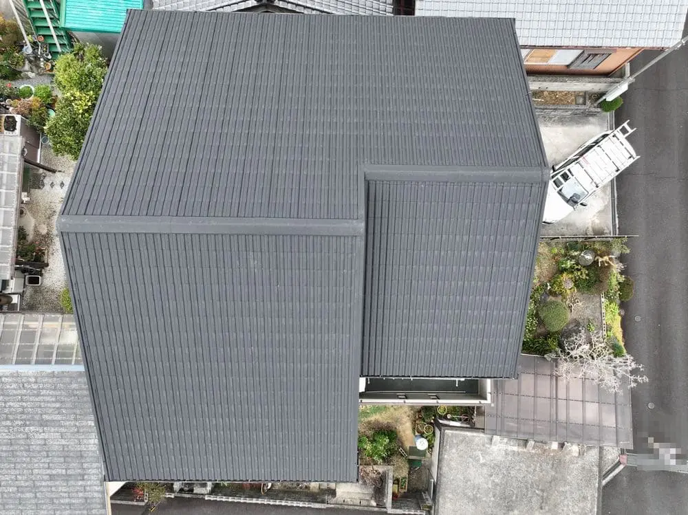施工前_屋根全体-4 生駒市 屋根塗装 リペイント匠
