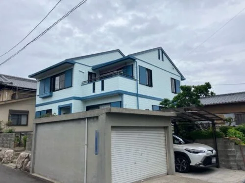 施工後_外壁全体-2-6-500x375 生駒市 外壁塗装 リペイント匠