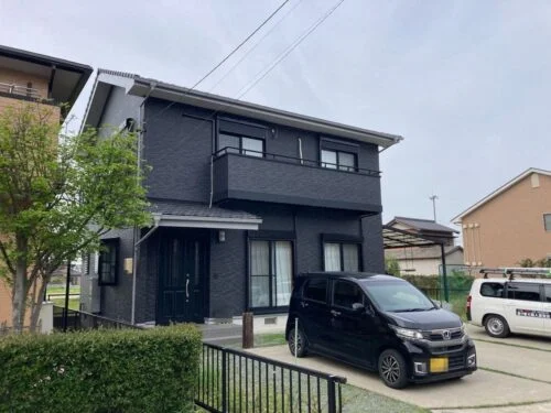 施工後_外壁全体-3-3-500x375 生駒市 外壁塗装 リペイント匠