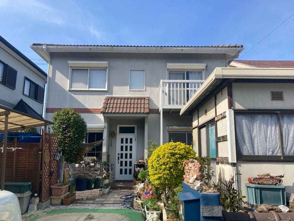 橿原市N様_施工前_外壁全体 橿原市 外壁塗装 リペイント匠