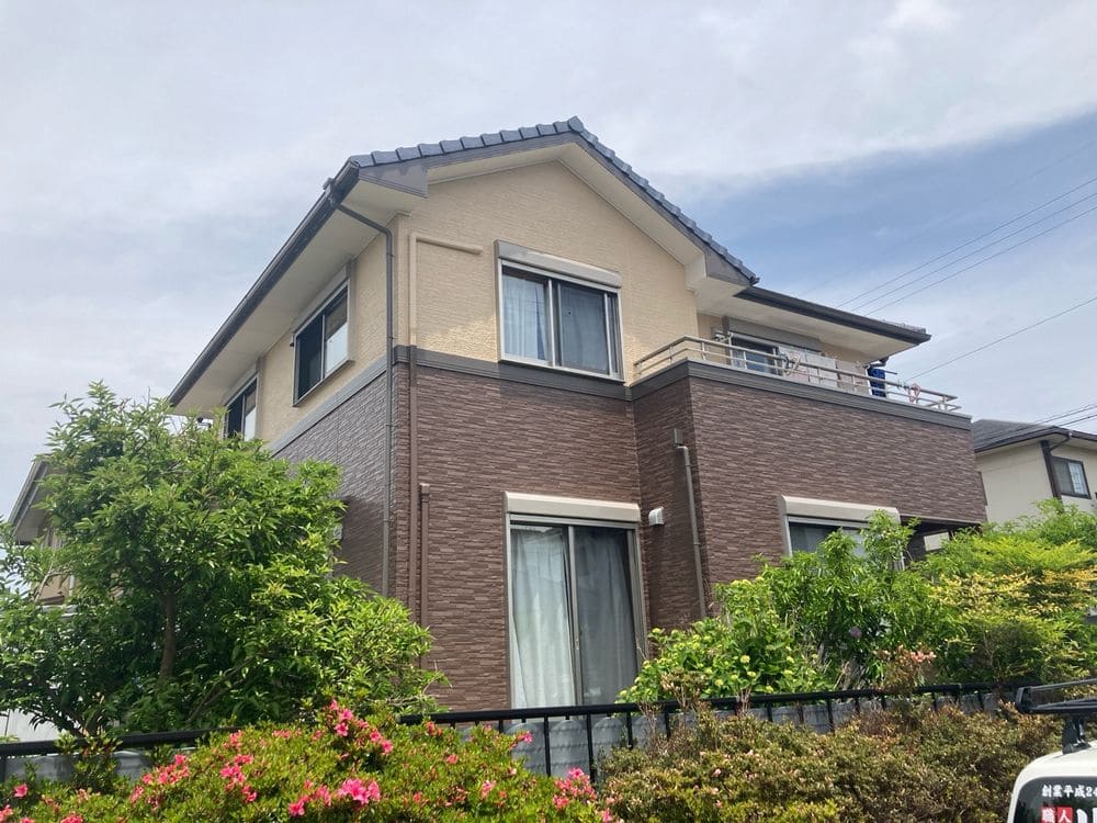 橿原市N様_施工後_外壁全体 (2) 橿原市 外壁塗装 リペイント匠