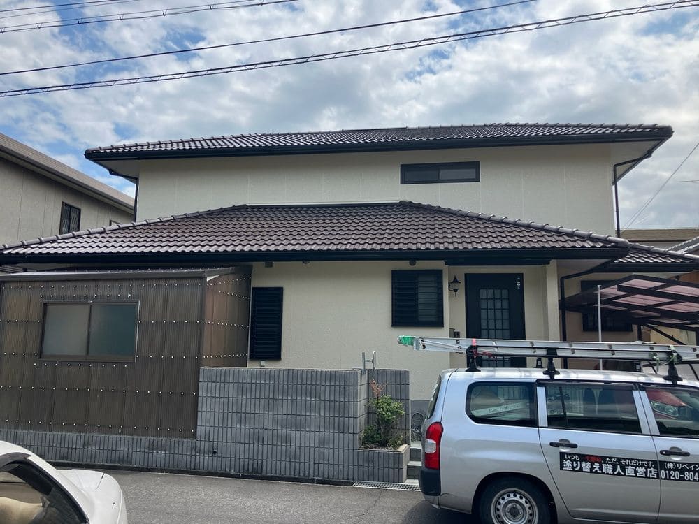 施工後_外壁全体 奈良市 外壁塗装 リペイント匠