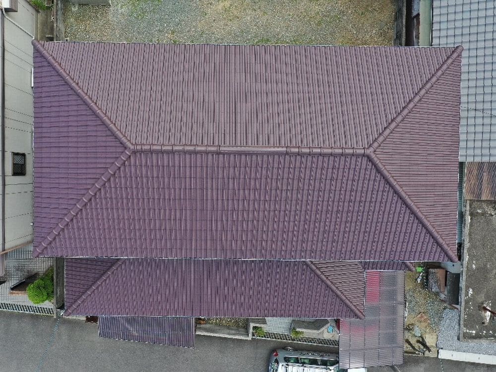 施工後_屋根全体 奈良市 外壁塗装 リペイント匠