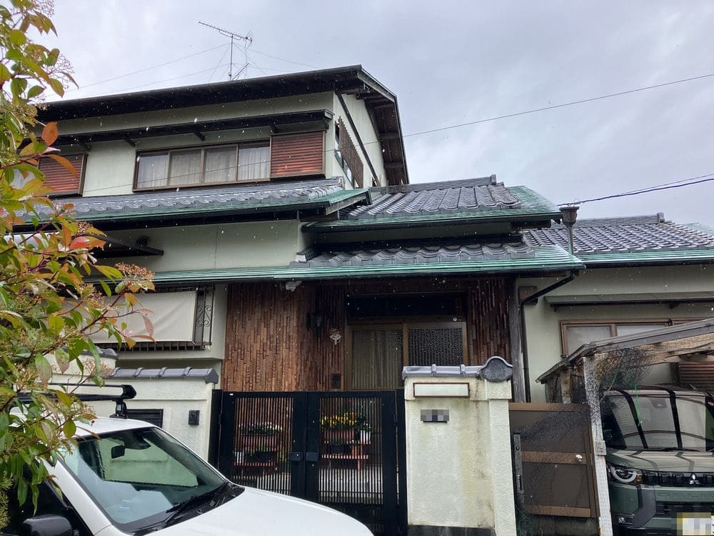 生駒市T様_施工前_外壁全体 (3) 生駒市 外壁塗装 リペイント匠