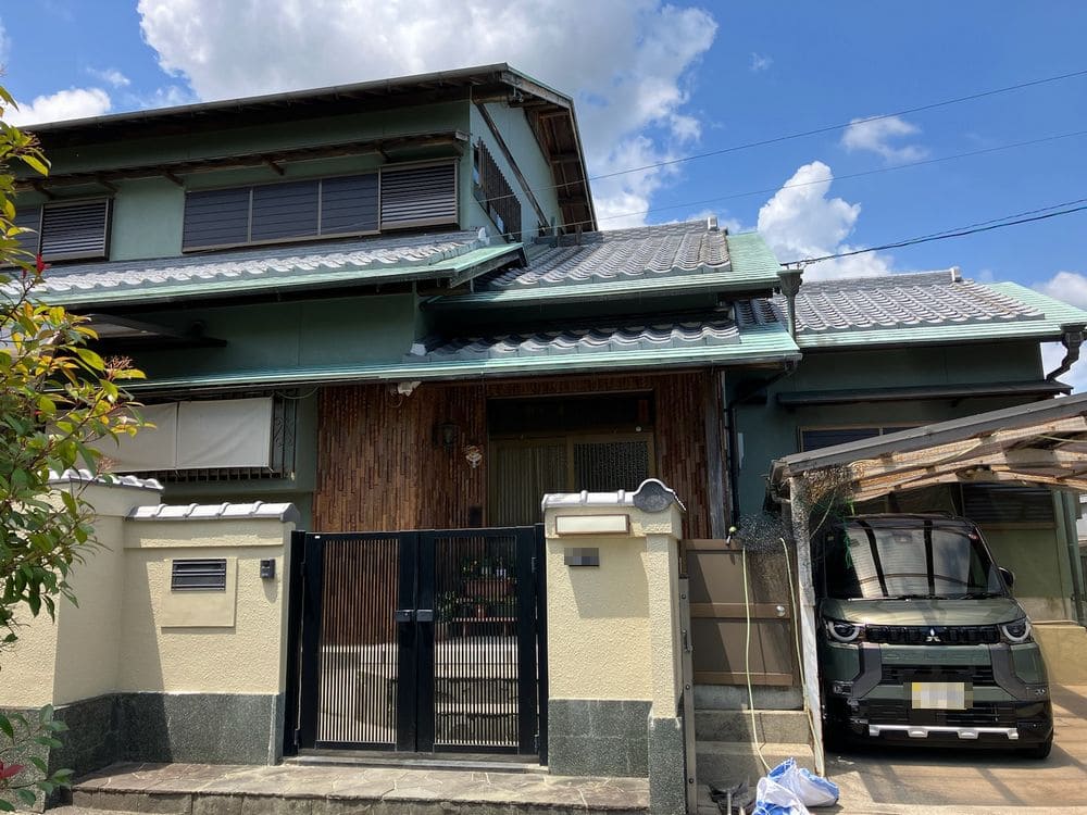生駒市T様_施工後_外壁全体 (2) 生駒市 外壁塗装 リペイント匠