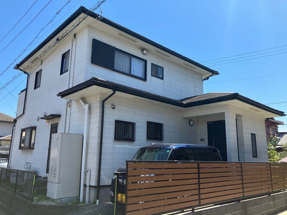 奈良市T様_施工前_外壁全体 (2) 奈良市 外壁塗装 リペイント匠津