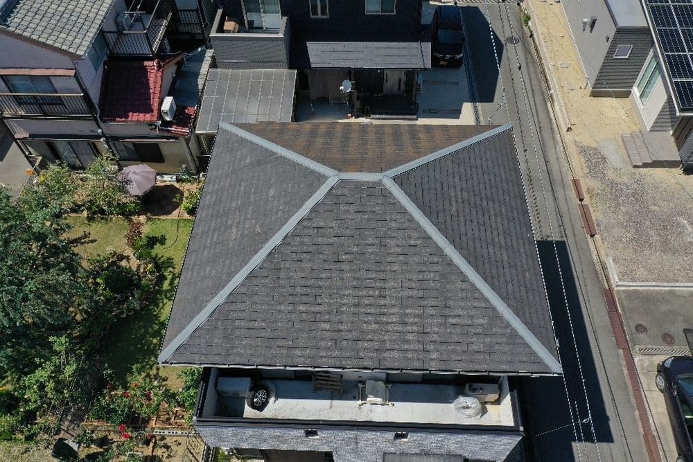 奈良市T様_施工前_屋根全体 (2) 奈良市 屋根工事 リペイント匠