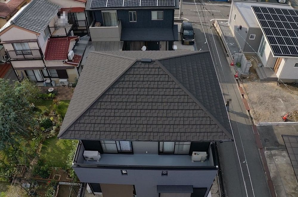 奈良市T様_施工後_屋根全体 (2) 奈良市 屋根工事 リペイント匠