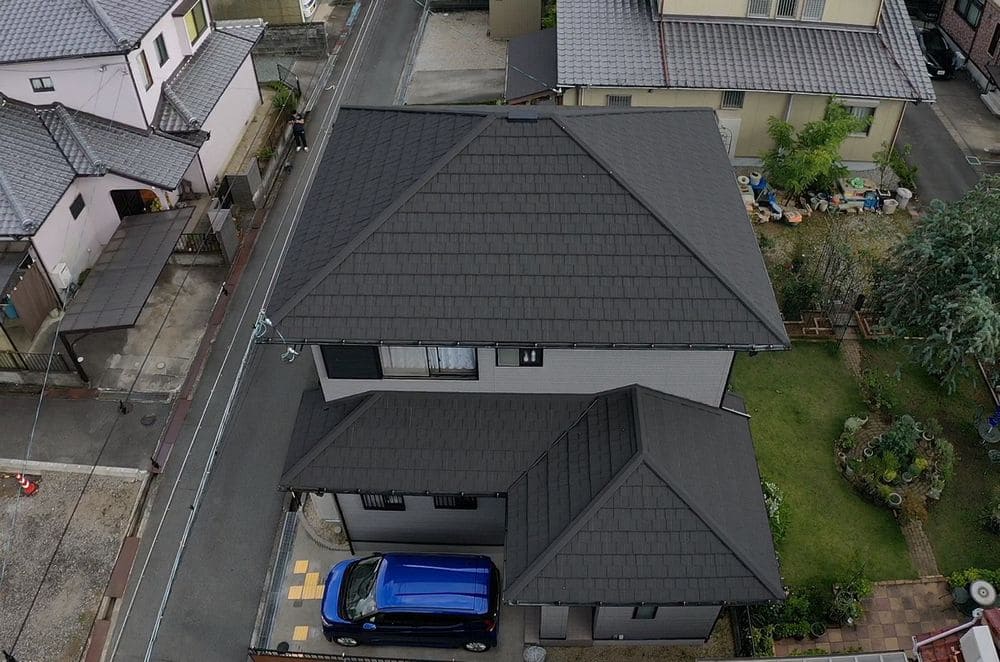 奈良市T様_施工後_屋根全体1 奈良市 屋根工事 リペイント匠