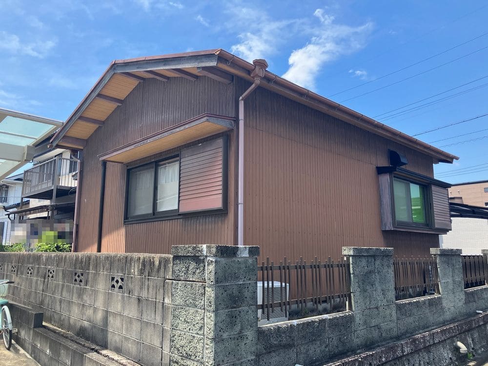 生駒市N様_施工前_外壁全体 (2) 生駒市 外壁塗装 リペイント匠