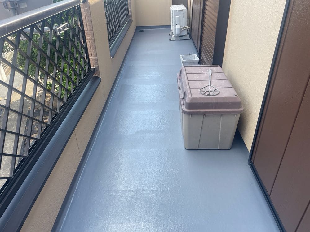 生駒市O様_施工後_ベランダ 生駒市 防水工事 リペイント匠