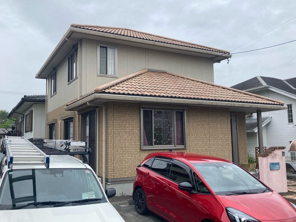 施工前_外壁全体 (2) 外壁塗装 リペイント匠