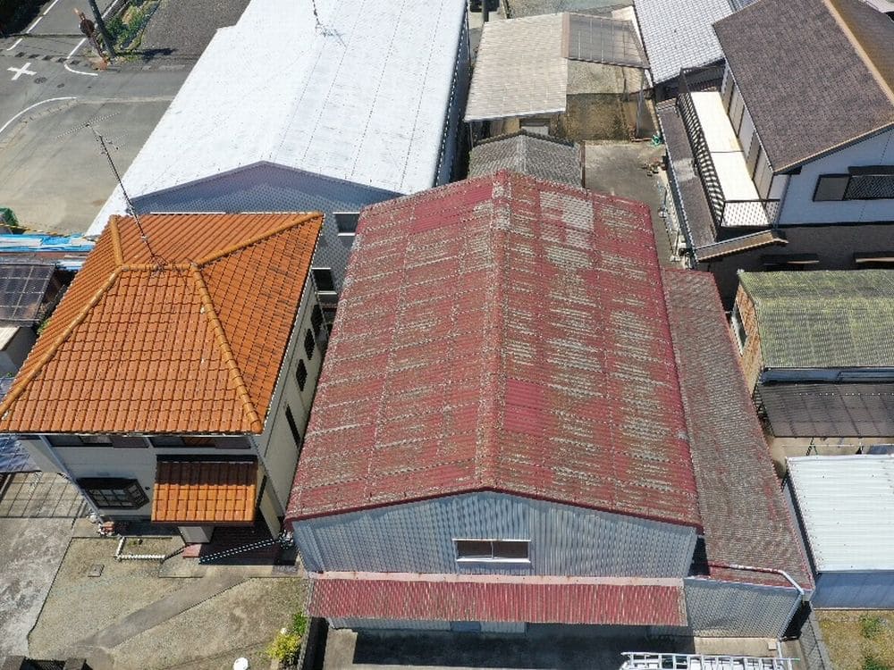 施工前_屋根全体 奈良市 屋根工事 リペイント匠